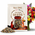 250 Mixed Colors ZINNIA ELEGANS Flower Seeds