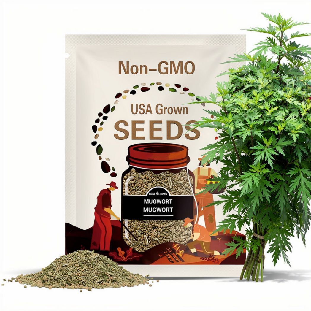 Mugwort | 100 Seeds | Medicinal Herb | Non GMO | Artemisia Vulgaris